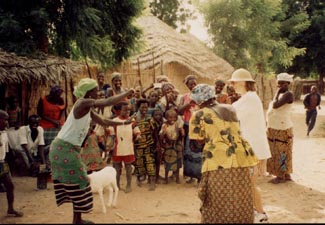 Innf�dt dans i Gambia